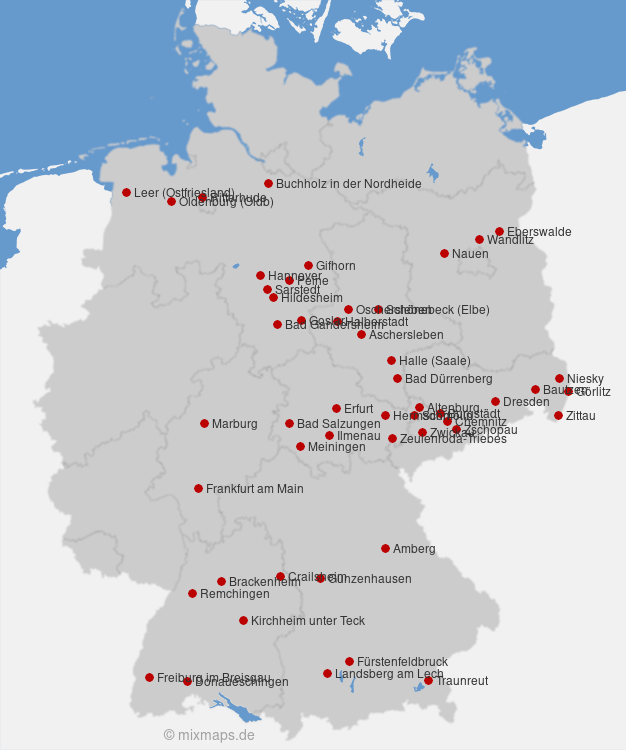 Karte Deutschland