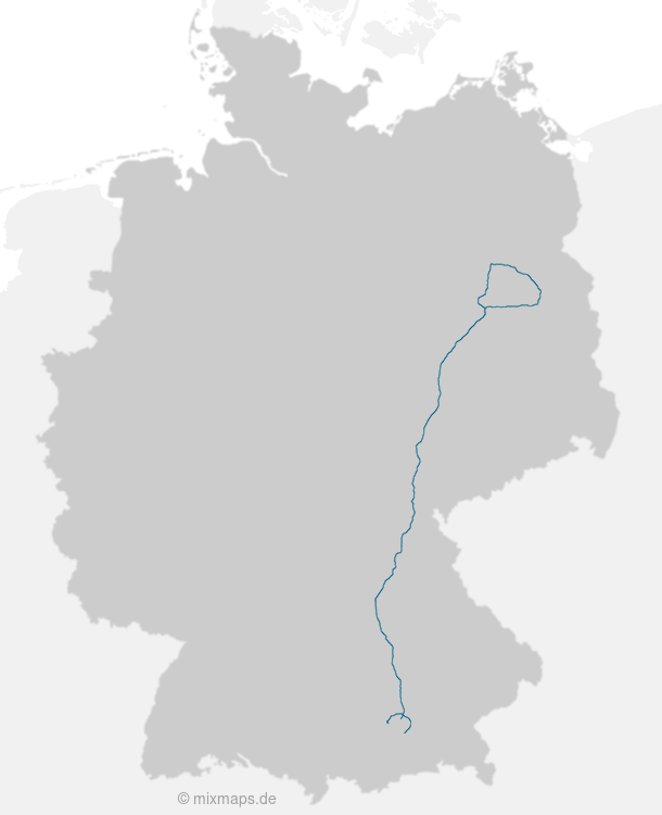 Autobahn 9 mit Berliner Ring und Autobahnring München