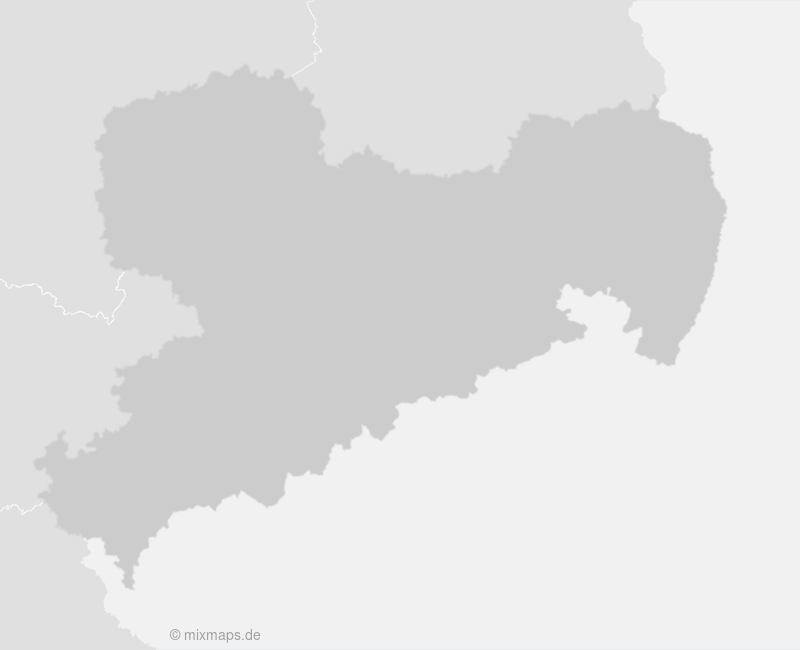 Karte Sachsen