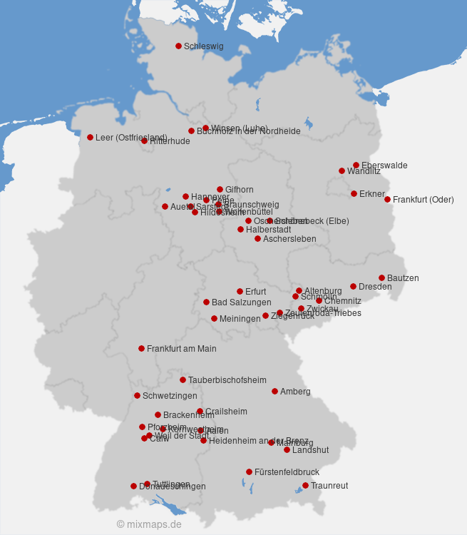 Karte Deutschland