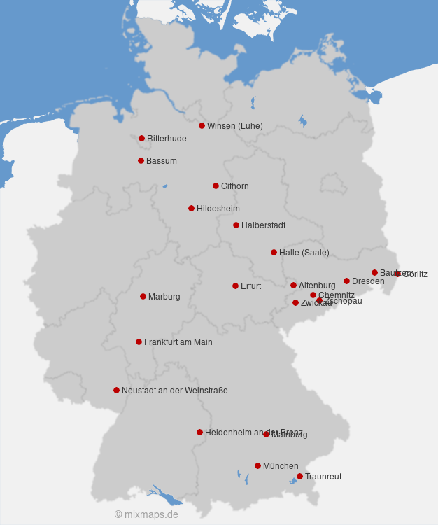 Karte Deutschland