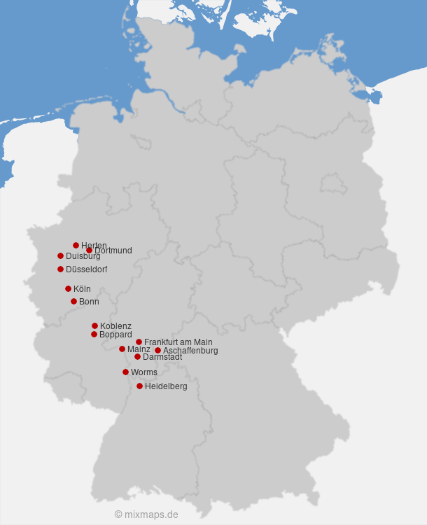 Karte Deutschland