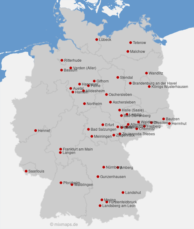 Karte Deutschland