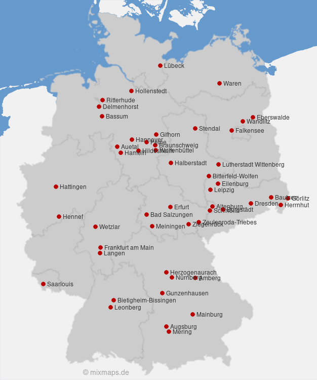 Karte Deutschland