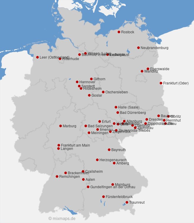 Karte Deutschland