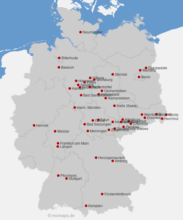 Karte Deutschland