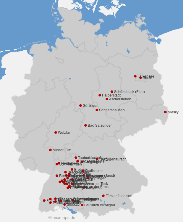 Karte Deutschland