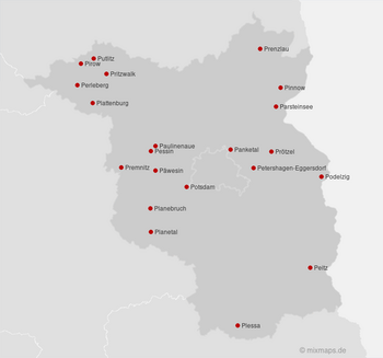 Städte und Gemeinden mit P...