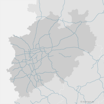Autobahnkarte NRW