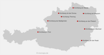 Städte und Gemeinden mit dem Namen Kirchberg