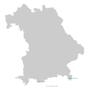 Watzmann und Zugspitze