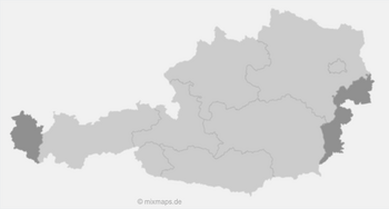 Bundesländer Burgenland und Vorarlberg