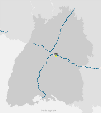 Flughafen Stuttgart mit Autobahn A8 und A81