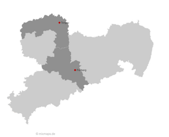 Landkreise Nord- und Mittelsachsen