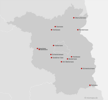 Städte und Gemeinden, die auf ...see enden