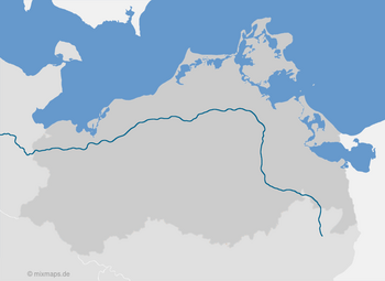 Karte Mecklenburg-Vorpommern: Ostseeautobahn A20