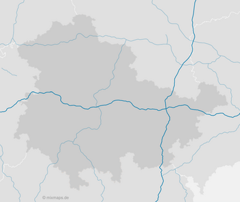 Autobahnen A4 und A9 auf der Autobahnkarte