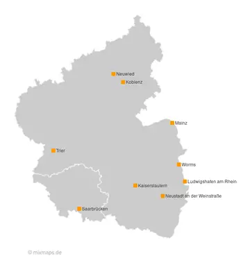 Städte mit über 50.000 Einwohnern