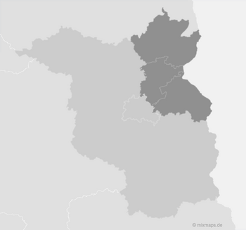 Karte Brandenburg und Berlin: Landkreise Uckermark, Barnim und Märkisch-Oderland